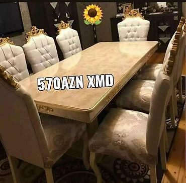 ic dizayn ev: Qonaq otağı üçün, Yeni, 6 stul — 1