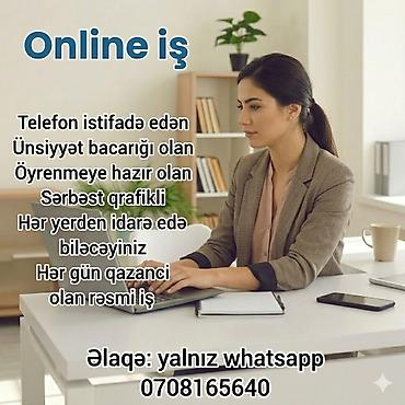 gündelik ev temizlik işi: Çağrı mərkəzi operatoru tələb olunur, Gündəlik ödəniş — 1