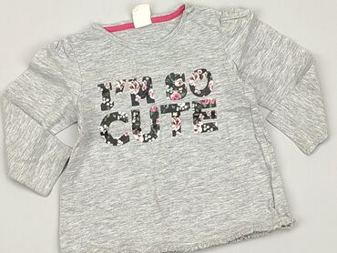 kombinezon szary elegancki: Sweatshirt, H&M, 6-9 months, condition - Very good