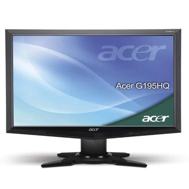 gaming monitor: 🖥️ Acer G195HQ – 19" HD Monitor (1366×768, 60Hz) Xüsusiyyətlər
