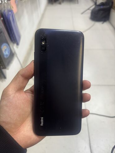телефон редми буу: Redmi, Redmi 9A, Колдонулган, 32 ГБ, түсү - Кара, 1 SIM, 2 SIM
