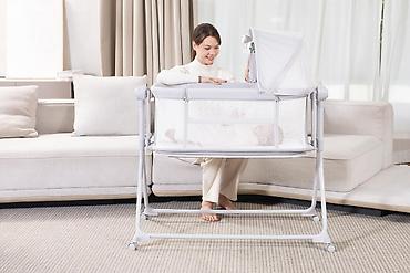 👶💙 **CoolBaby Sensor Hərəkətli Elektron Beşik – Ağıllı Texnologiya