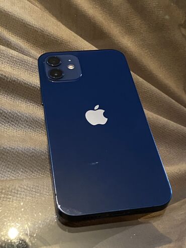 Apple iPhone: IPhone 12, 64 GB, Sierra Blue, Simsiz şarj, Face ID