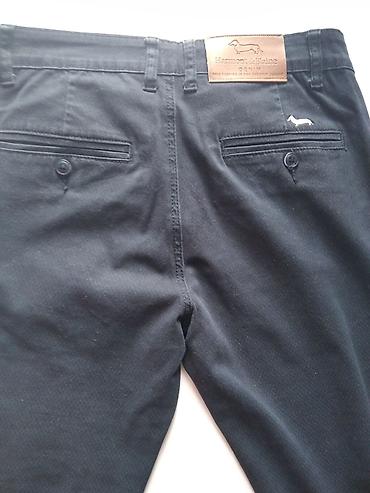 odece: Teget muške pantalone – Harmon & Blaine 11 - Model: chino/pametne — 4