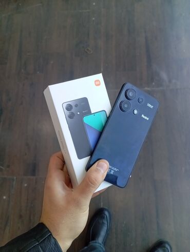 Xiaomi: Xiaomi Redmi Note 13, 128 GB, rəng - Boz, 
 Düyməli, Barmaq izi, İki sim kartlı