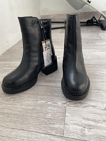 Женские зимние ботильоны из Натуральной Кожи EMPORIO S.A.M.размер 35