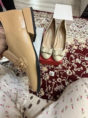 крок: Лоферы, 37, Новый, цвет - Бежевый, Самовывоз — 3
