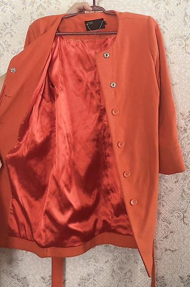 drap paltolar: Palto, L, rəng - Narıncı — 3