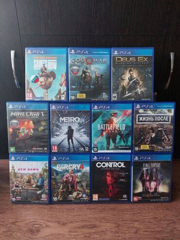 Ps4 diskleri ciziqsiz ideal veziyyetde 1 ededi 15-20Azn arasi satiram