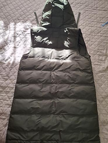 lidl zebra: ZARA dugačak puf prsluk sa kapuljačom - Brend: ZARA - Veličina: XS — 3