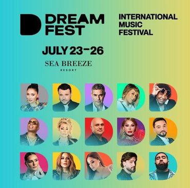 Tulumlar: Dream feste iyulun 25 ne fan zon 2 bilet var, hal hazirda qiymeti 80