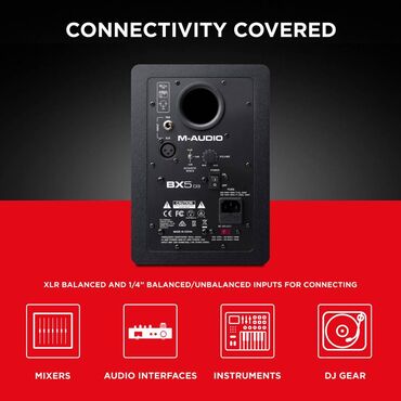 Mikrofonlar: İşlənmiş M-Audio Kolonka, Növ - Portativ, rəng - Qara