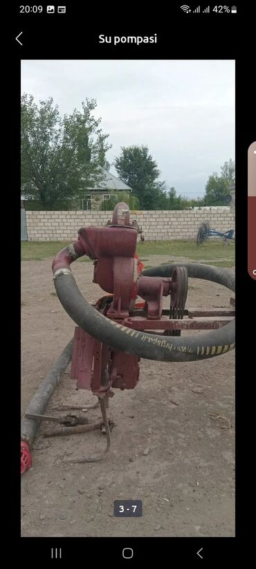 traktor qoşqu: Su pompası