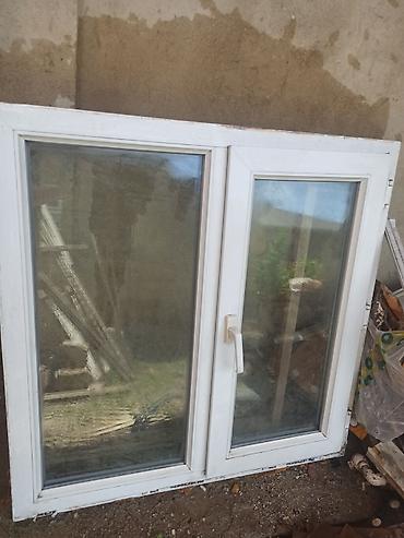 фикс: PVC pəncərə dəsti - Material: ağ rəngli PVC profil - Şüşə: ikiqat — 2
