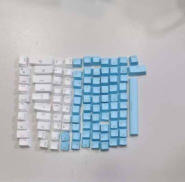 hyperx клавиатура: Двухцветные сменные колпачки кнопки клавиши свето пропускающие литые