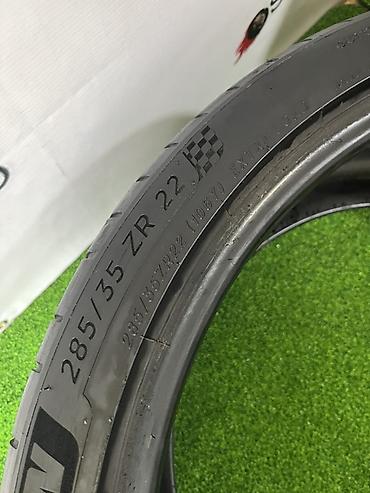 211 2 7: Шины 285 / 35 / R 22, Лето, Б/у, Пара, Легковые, Франция, Michelin — 4