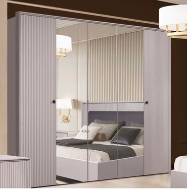 Шкафы для одежды: Шкаф для одежды, Новый, Прямой, МДФ — 13