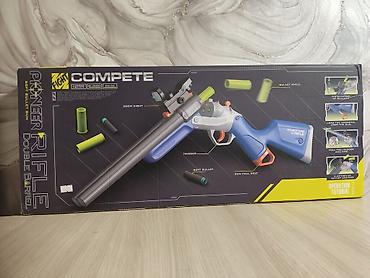 пистолет игры: Игрушечное ружьё Pioneer Rifle Double Barrel (Soft Bullet Gun) - Тип — 2
