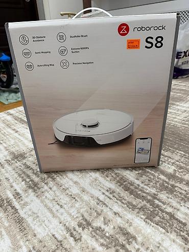 tuk alan: Roborock S8 ağıllı robot tozsoran (ağ rəng) Bir neçə dəfə istifadə — 4