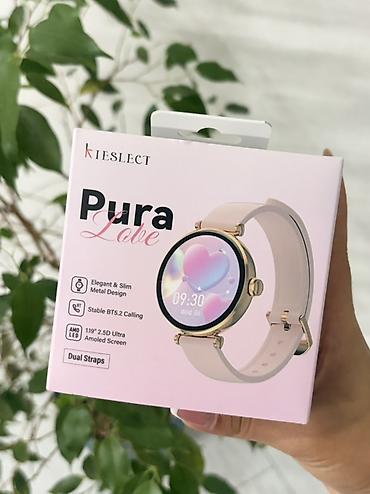 smart telecom: Kieslect Pura Lady ağıllı saat - Zərif və incə metal korpus, qızılı — 1