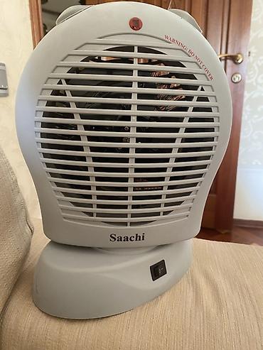 thermostat: Saachi NL-HR-1259 elektrik ventilyatorlu isidici. İsti və soyuq vurur — 1