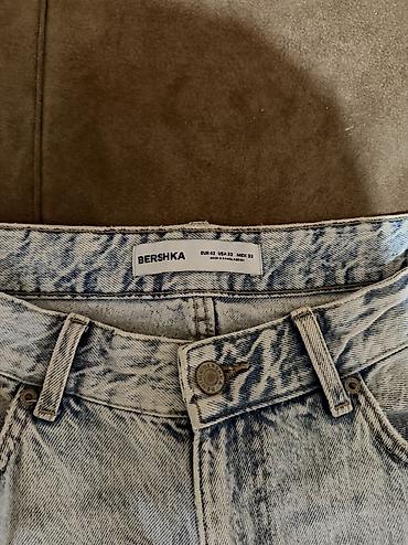 Kişi geyimləri: Bershka original baggy cins şalvar. W32 (EU42). Çox yaxşı — 3