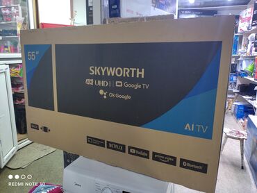 Телевизоры: Телик телевизор skyworth 55sue9500 диагональ 140 см 55" 4k срочная — 17