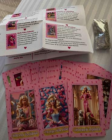 pokemon kartlari satis: Barbie temalı orakul/fal kartları dəsti - Dəstin məzmunu: ürək — 1