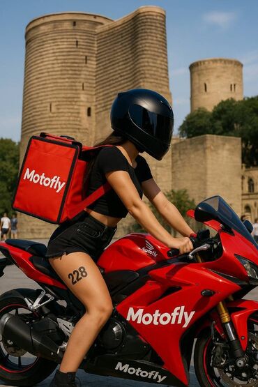 şoför iş elanları: Moto-kuryer tələb olunur, Gündəlik ödəniş, Təcrübəsiz