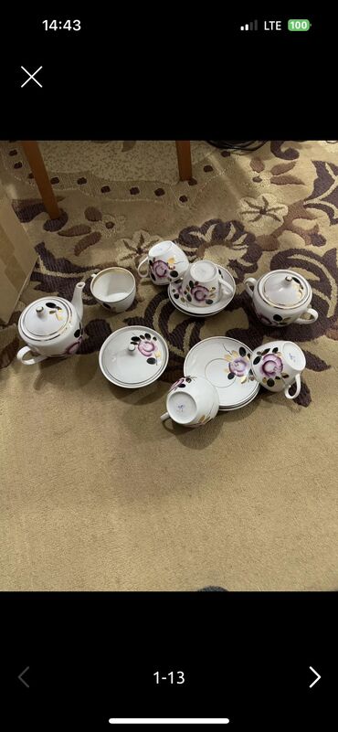 Наборы посуды: Срочно ‼️ Сервиз советский Сервантное хранение Есть другие виды — 12