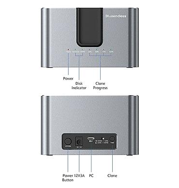 msata ssd: Док-станция Blueendless HD01N для накопителей: универсальный клонер и — 7