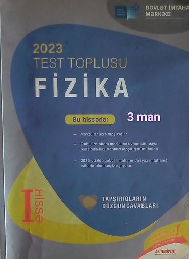 Testlər: Məhsul: 2023 “Test Toplusu” – Fizika və Kimya (I hissə) — 1