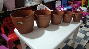 Bitkilər üçün dibçəklər: Dibcek dibcek qabi yuvarlaq rengli gul qabi yumru rengli Dibcek — 14