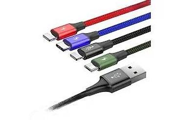 Kablovi za telefone: Baseus 3-u-1 USB kabl za punjenje i prenos podataka - Višenamenski — 10
