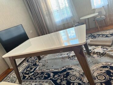 qonaq otagi aboylari 2020: Гостиный стол, Б/у, Раскладной, Прямоугольный стол