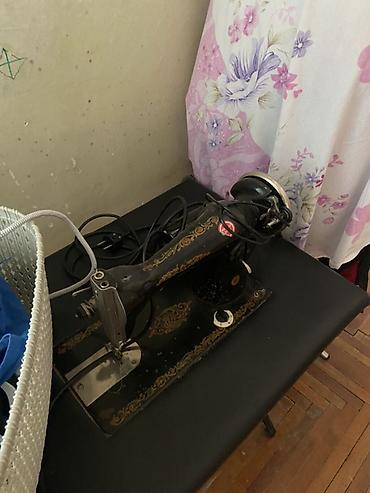 retro gramofon: Tikiş maşını İşlənmiş,Elektromexaniki, 2 saplı Ödənişli çatdırılma — 4