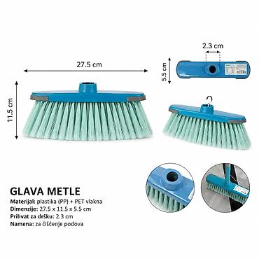 KMT Glava metle 3283441 Praktična glava metle za efikasno čišćenje