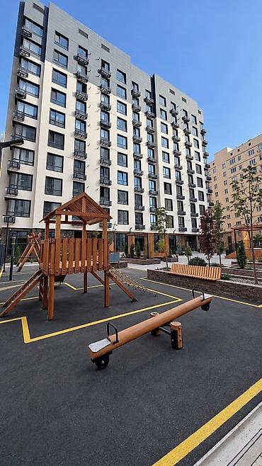 3 комнатная квартира ош: 3 комнаты, 90 м², Кок-Жар ж/м Элитка, 6 этаж, Дизайнерский ремонт — 1