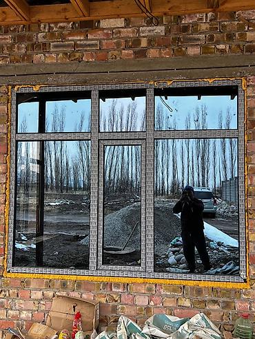 3ds max: Алюминиевое окно на заказ, Тип окна: Витражные, Платная установка, В рассрочку — 3