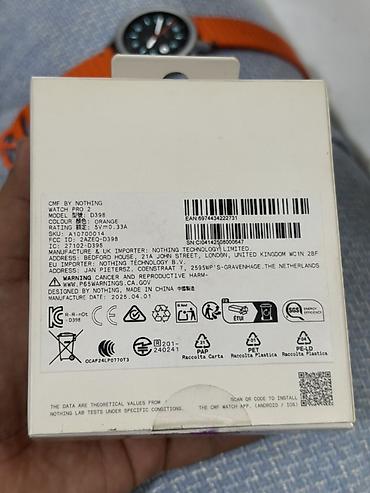 Другие смарт-часы: Смарт-часы CMF by Nothing Watch Pro 2. Весь комплект. В отличном — 9