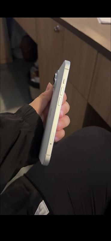 Уюлдук телефондор жана аксессуарлар: IPhone 15, Жаңы, 128 ГБ, Ак, Кабель, Куту, 100 % — 2