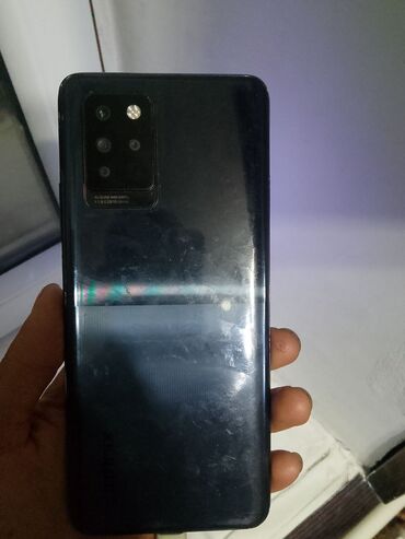 переходник для микрофона: Infinix Hot 10, Б/у, 128 ГБ, цвет - Черный, 2 SIM