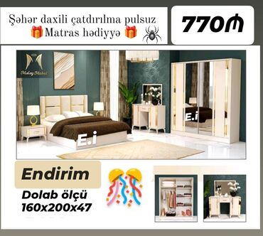 tek neferlik yataqlar: Yataq mebel dəsti