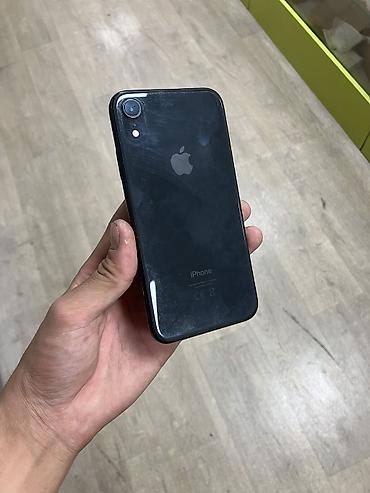 iphone telefon: IPhone Xr, Б/у, 128 ГБ, Черный, 100 % — 7