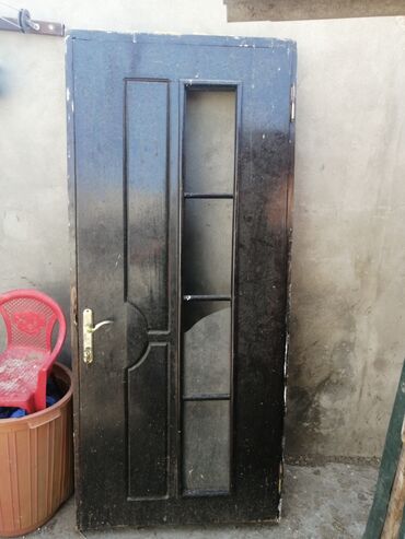 Furnitura və aksessuarlar: Yataq otağı üçün İşlənmiş Otaq qapısı 90x200 sm Çərçivə ilə, Zəmanətsiz, Ödənişli quraşdırma, Ünvandan götürmə