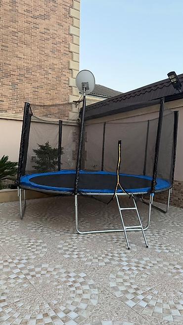 teleskopik nərdivan: Bağça/bakı həyəti üçün dairəvi trampolin 3.66 M (12 FT) BATUT - — 5