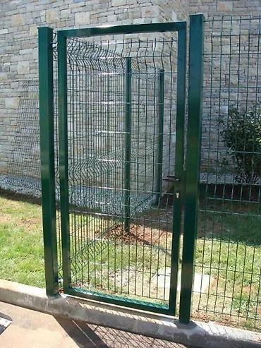 Proizvodi od rolovanog metala, metalni kanali: 🚪 PEŠAČKA KAPIJA CINK + PVC Sa dva stuba – komplet sa okovom 📍 Fence — 7