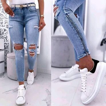 Farmerke: Pamuk, Visok struk, Drugi kroj — 8