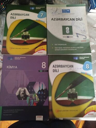 Digər məktəb dərslikləri: Bu kitablar satılır, səliqəli vəziyyətdədir. 2 AZN