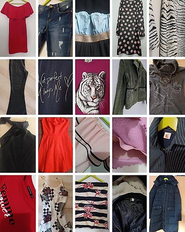 Haljine: Veliki paket zenske garderobe za dalju prodaju S-XL Preko 50 kom — 1